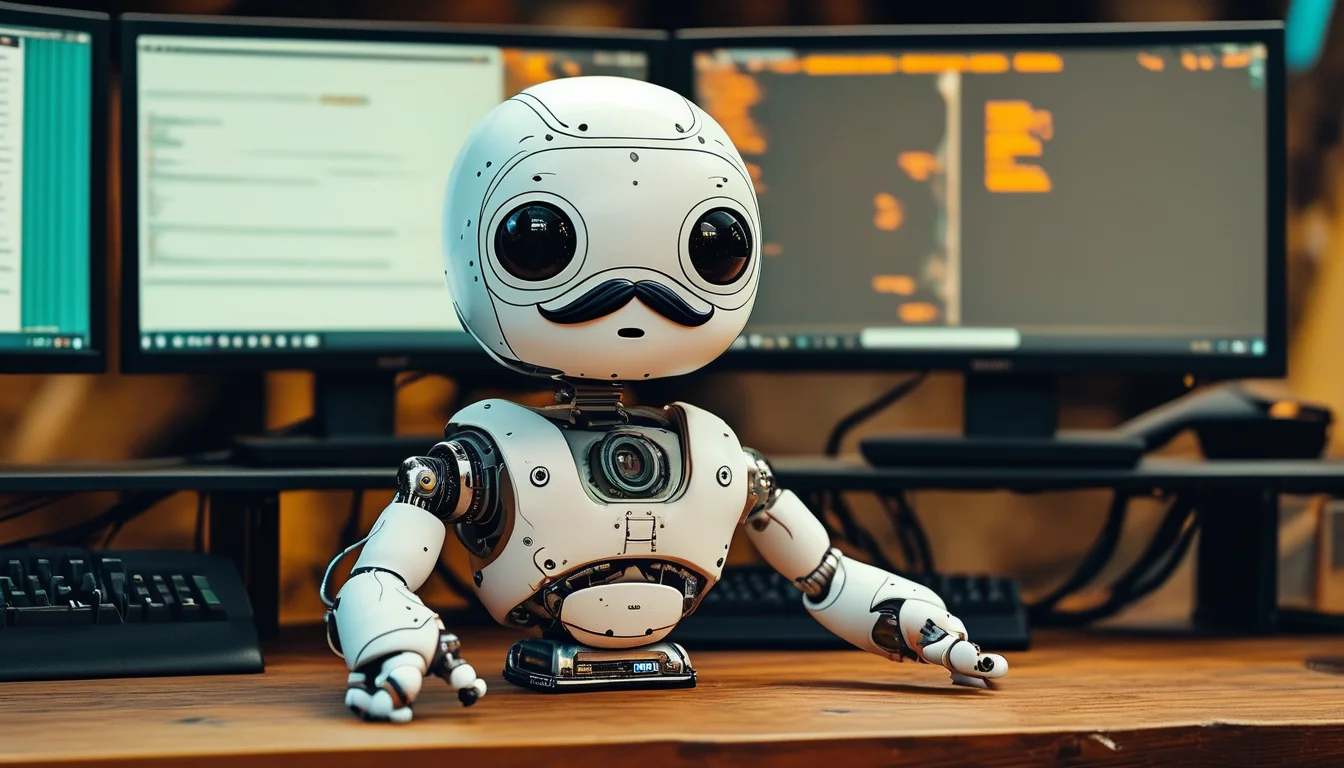 First time reveal of Jeff's side kick white small robot